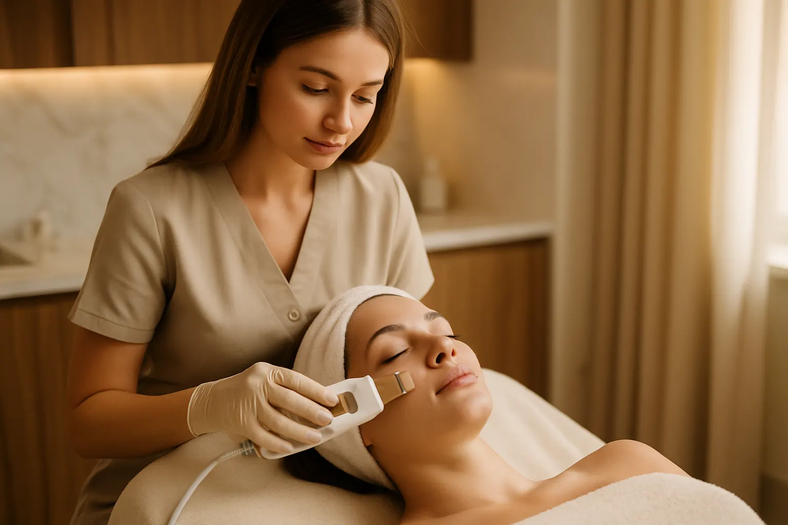 Ультразвуковая чистка и УЗ-пилинг — Атравматичное очищение лица, Brow Lash Bar Ильинское